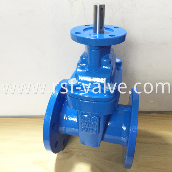 Resilient Gate Valve With Iso5210 Connecting Flange For Actuator